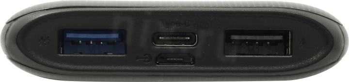 Внешний аккумулятор HIPER Power Bank <RPX10000 Black> (2xUSB 3А, USB-C 3А, 10000mAh, Li-Pol)